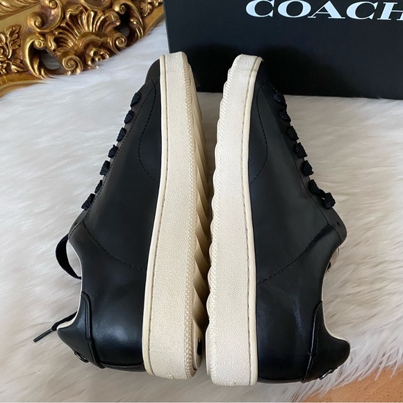 Coach Low Top Leather Sneakers - Picture 8 of 13